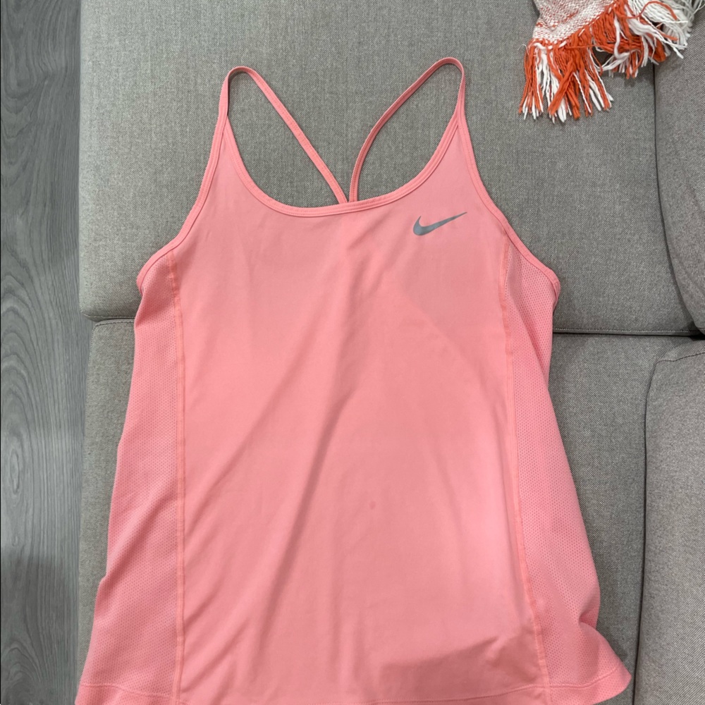 Nike pink tank top workout